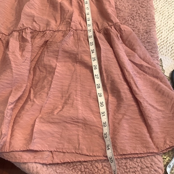H&M Medium Tunic Oversized In EUC Pale Coral - Picture 5 of 6